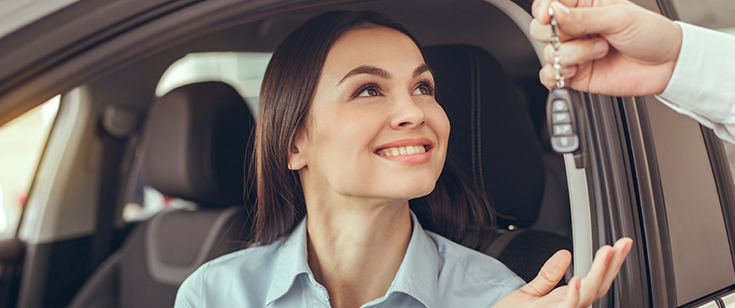 838095286-woman-getting-car-keys Woman getting car keys