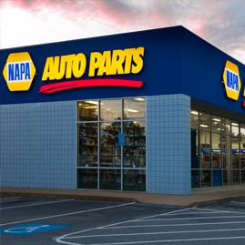 Exterior of a NAPA Auto Parts store