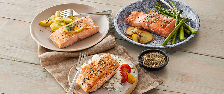 Sunbasket salmon and chicken meal Sunbasket salmon and chicken meal