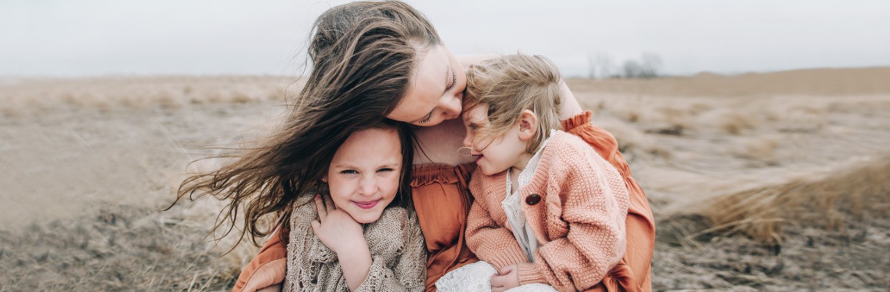 mother-with-daughters-on-beach-life-insurance