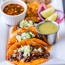 Plate of tacos