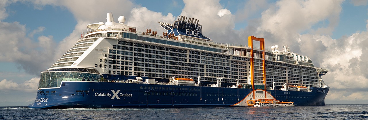 The Celebrity Edge cruise ship