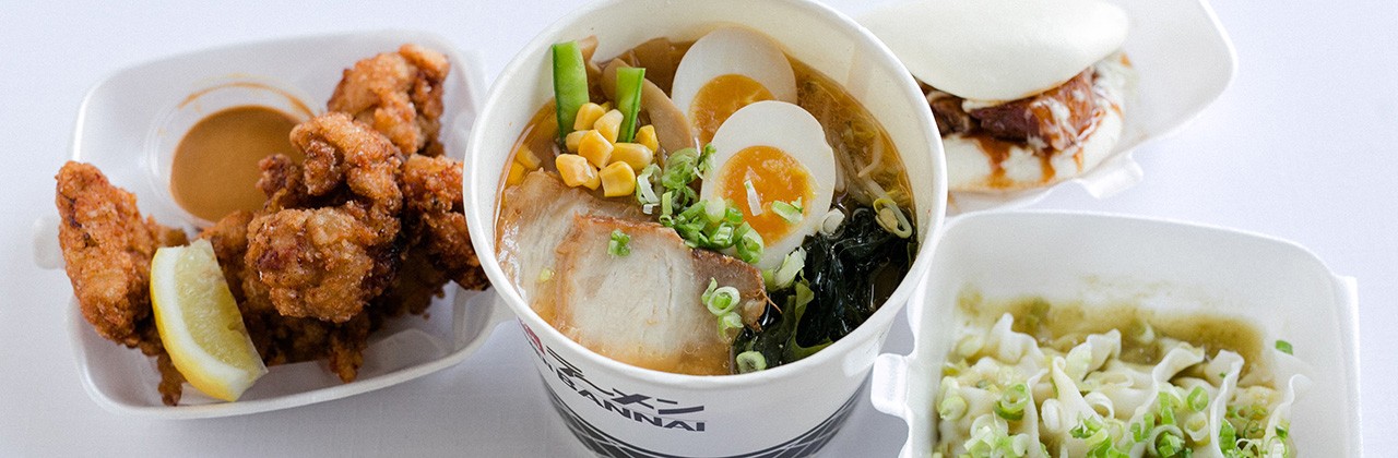 Fried chicken, ramen, and bao from Kitakata Ramen Ban Nai