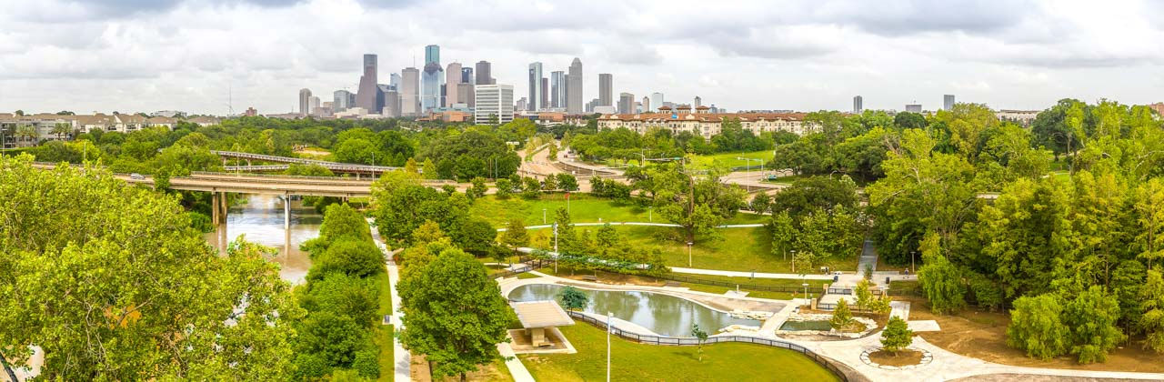 Ariel View of Houston