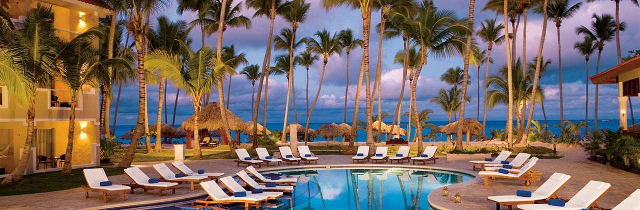 Dreams Palm Beach, an all-inclusive resort in Punta Cana, Dominican Republic 