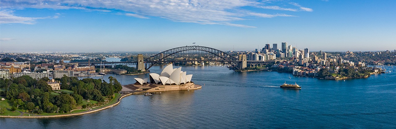 Panoramic view of Sydney, Australia