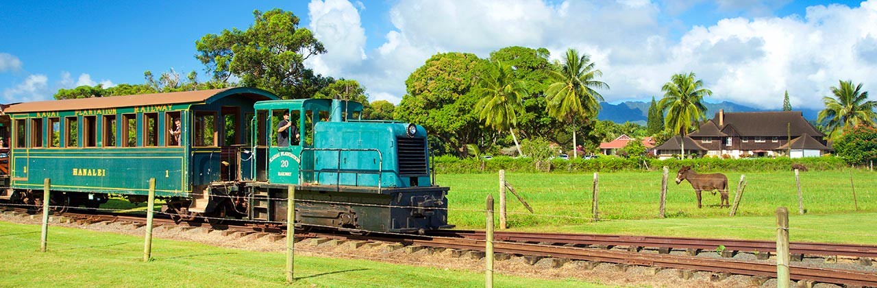 The railway at the Kilohana Plantation. | Photo by Wendy Hu Photography