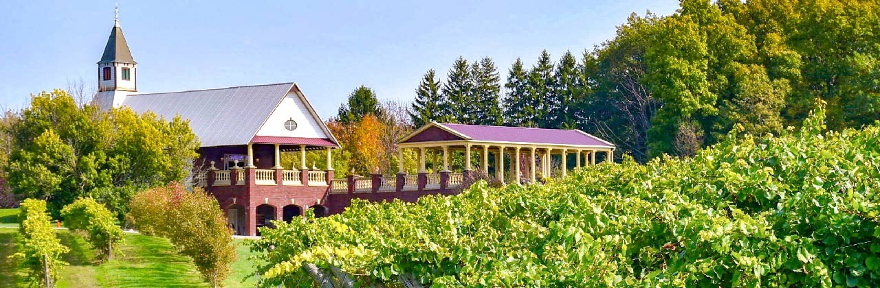 South River Vineyard relocated an abandoned 19th-century church to serve as its tasting room, retaining the original pews, wainscotting, flooring, and some of the stained-glass windows.Visitors to South River Vineyard are invited to sip their wine while wandering the beautiful grounds.