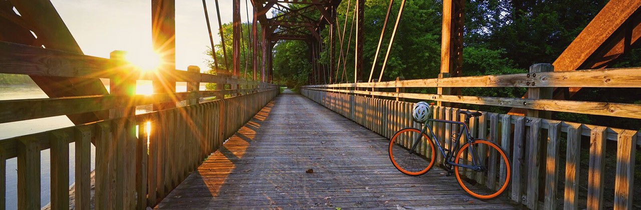 Katy Trail State Park is among the region's many bike paths with scenic views