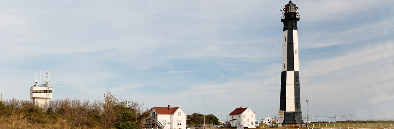 Cape Henry Lighthouse, Virginia Beach, Virginia, USA.