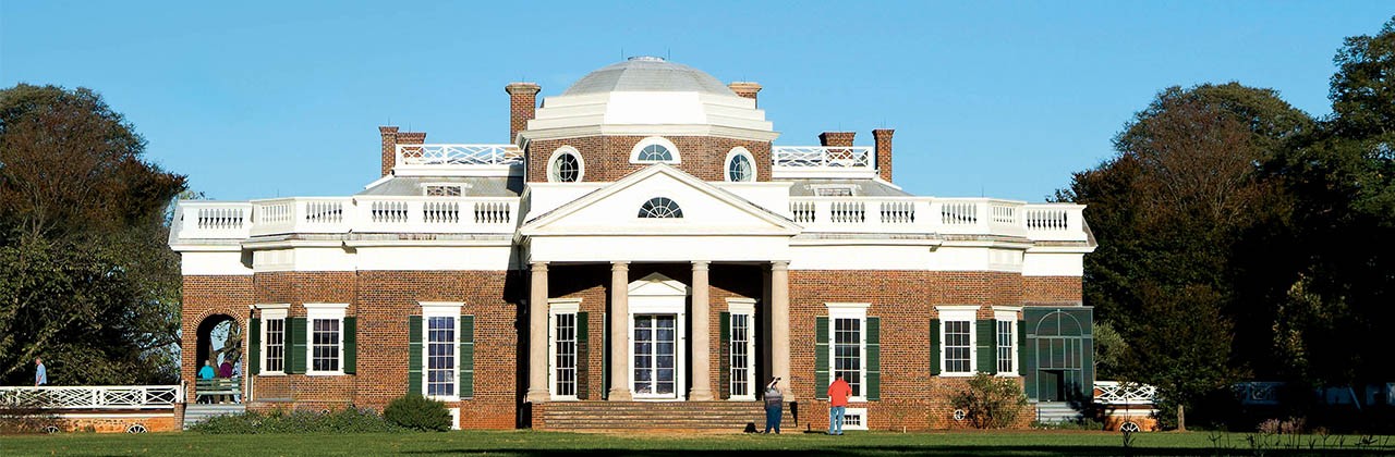 Monticello was the home of President Thomas Jefferson 
