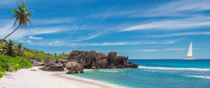 Beach on Paradise Island, Bahamas