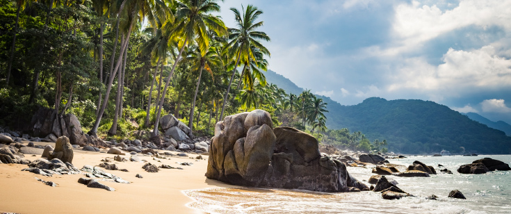 Beach in Puerto Vallarta, Mexico