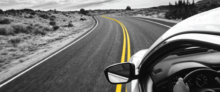 Car driving on road Car driving on road
