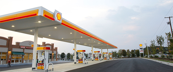 Shell gas station