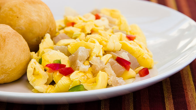 Ackee and saltfish