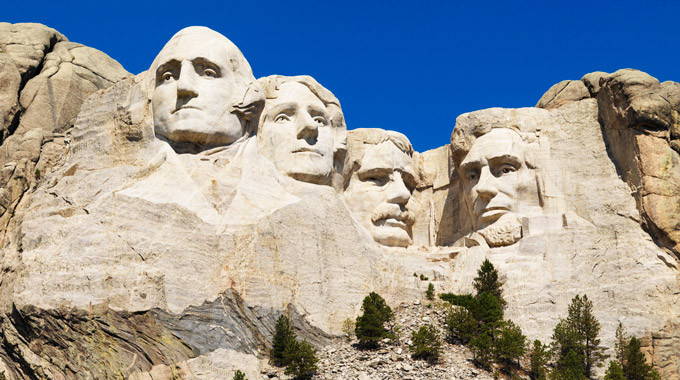 Mount Rushmore in South Dakota