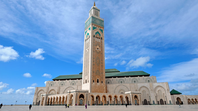 The Hassan II Mosque in Morocco