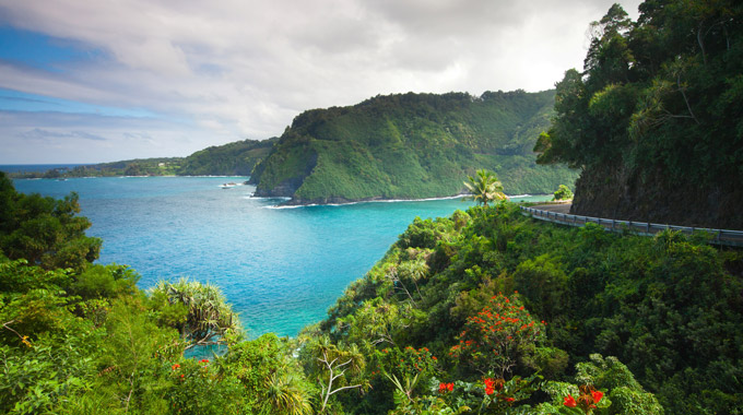 The Hana Highway on Maui
