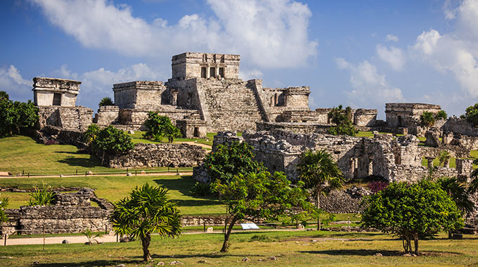 The Maya ruins at Tulum