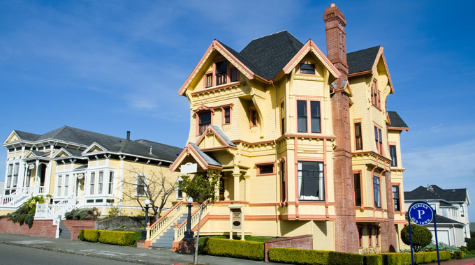 Victorian Houses in Eureka