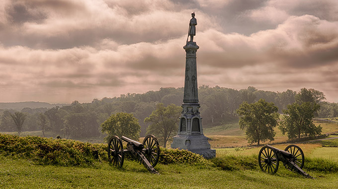 East Cemetery Hill at Gettysburg National Military Park