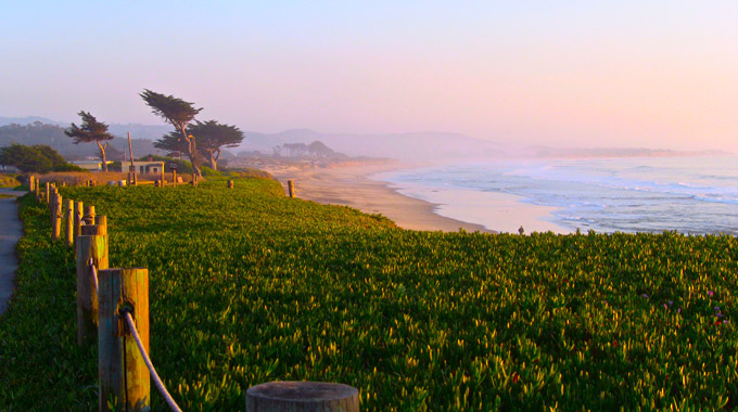 Sunset at Half Moon Bay California