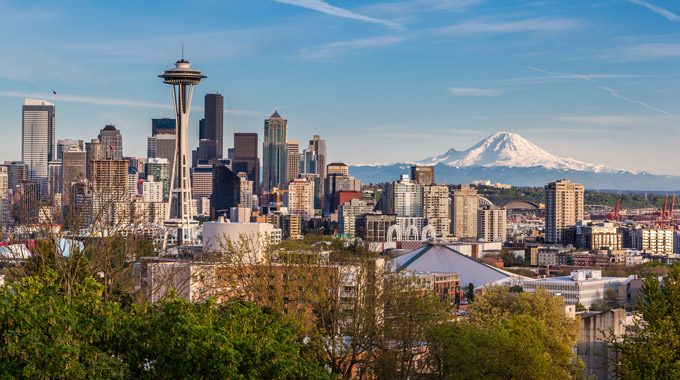 The Seattle skyline