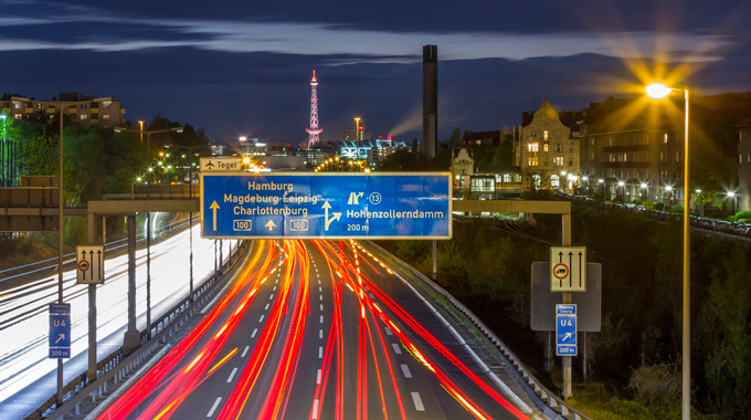 Highway in Berlin, Germany