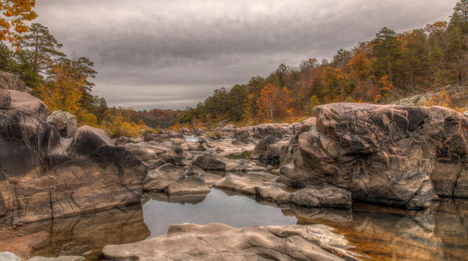 Autumn foliage at Ozark National Forest