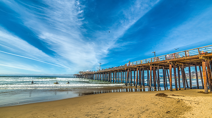 The Pismo Beach Pier.