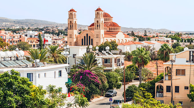 The Agioi Anargyroi Church in Paphos, Cyprus