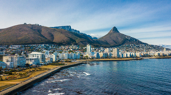 Hotels along the coast in Cape Town