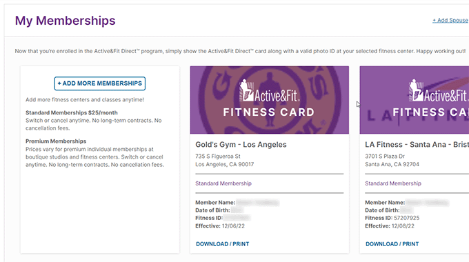 Active and fit direct deals