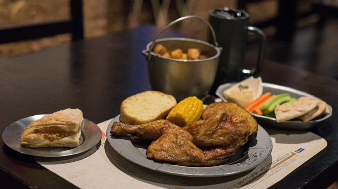 Traditional and vegetarian meal options