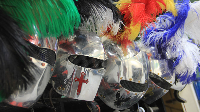 Helmets for the knights