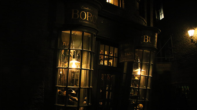 Exterior of Borgin and Burkes shop at Universal Orlando Resort