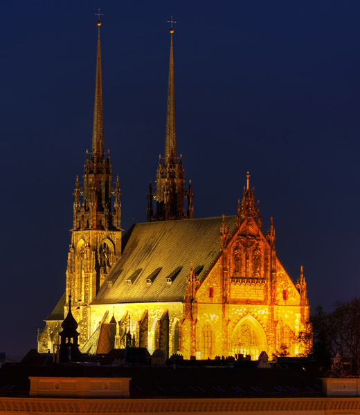 Petrov cathedral in Brno