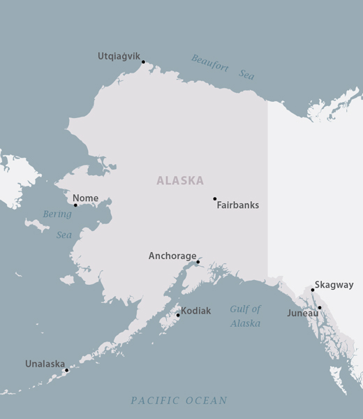 Map of Alaska