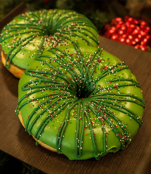 Grinchmas donuts