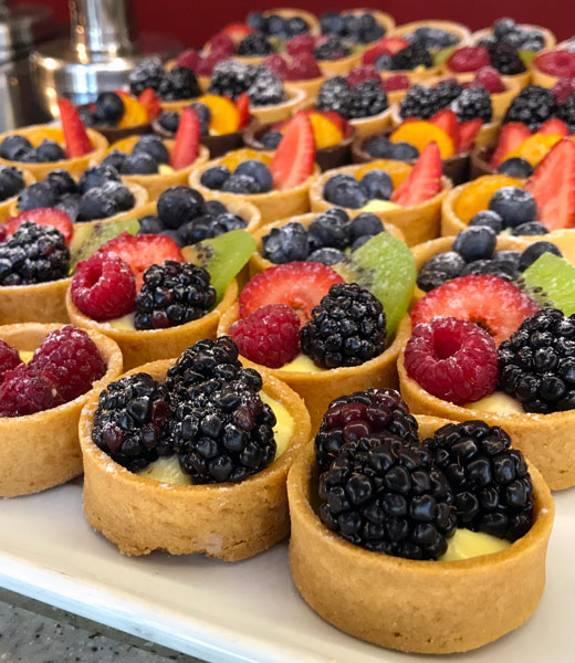 Desserts at the buffet