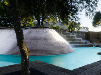 A fountain at Hemisfair Park in San Antonio, Texas