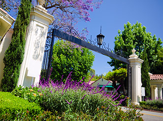 The East Gate to the Bel Air neighborhood