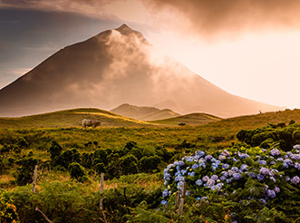 Mount Pico in the Azores