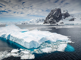 An iceberg in the Lemaire Channel in Antarctica