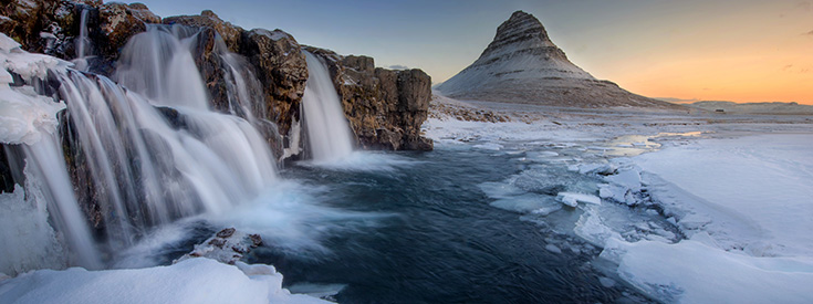 Kirkjufell hill in Iceland Kirkjufell hill in Iceland