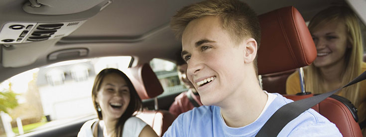 Teens in vehicle Teens in vehicle