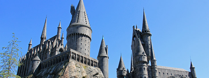 The top of Hogwarts school The top of Hogwarts school