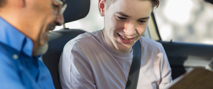 teen driver with instructor teen driver with instructor