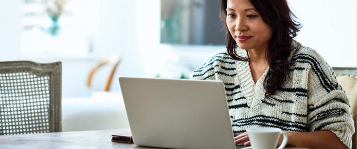 Woman on laptop Woman on laptop